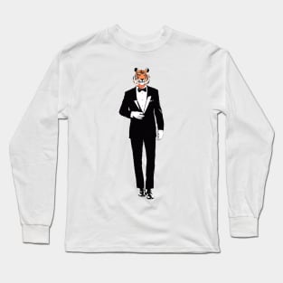 Dapper tiger Long Sleeve T-Shirt